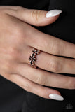 Paparazzi VINTAGE VAULT "Daisy Dapper" Copper Ring Paparazzi Jewelry