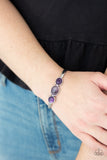 Paparazzi "ROAM Rules" Purple Bracelet Paparazzi Jewelry