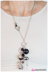 Paparazzi "Make A Wish!" Black Necklace & Earring Set Paparazzi Jewelry