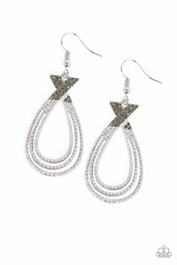 Paparazzi "Fair Fame" Silver Earrings Paparazzi Jewelry