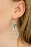 Paparazzi "Fair Fame" Silver Earrings Paparazzi Jewelry