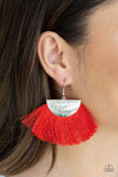Paparazzi "Fox Trap" Red Earrings Paparazzi Jewelry