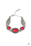 Paparazzi "Serenely Southern" Red Bracelet Paparazzi Jewelry