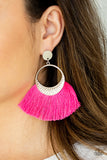 Paparazzi "Spartan Spirit" Pink Post Earrings Paparazzi Jewelry