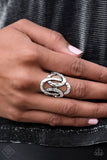 Paparazzi "Triple The Texture" FASHION FIX Silver Ring Paparazzi Jewelry