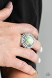 Paparazzi VINTAGE VAULT "Terra Terrain" Green Ring Paparazzi Jewelry
