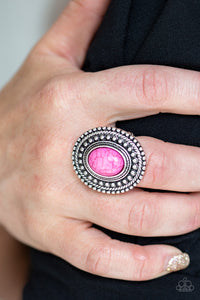 Paparazzi "Terra Terrain" Pink Ring Paparazzi Jewelry