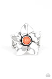 Paparazzi "Ask For Flowers" Orange Ring Paparazzi Jewelry