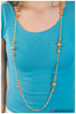 Paparazzi "Tricks Of the Trade - Orange" necklace Paparazzi Jewelry