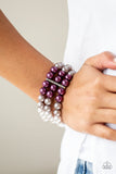 Paparazzi "Central Park Celebrity" Purple Bracelet Paparazzi Jewelry
