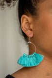 Paparazzi VINTAGE VAULT "Peruvian Princess" Blue Earrings Paparazzi Jewelry