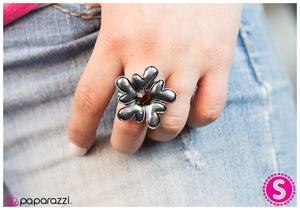 Paparazzi "To Your Hearts Content" Brown Ring Paparazzi Jewelry