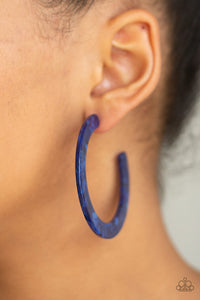 Paparazzi "HAUTE Tamale" Blue Earrings Paparazzi Jewelry