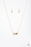 Paparazzi "Mama Knows Best" Gold Necklace & Earring Set Paparazzi Jewelry