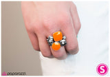 Paparazzi "It Just Clicks! - Orange" ring Paparazzi Jewelry