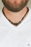 Paparazzi "The Broncobuster" Green Mens Necklace Unisex Paparazzi Jewelry