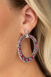Paparazzi "All For Glow" Pink Post Earrings Paparazzi Jewelry