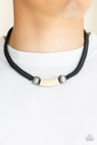 Paparazzi "Gone Adventuring" Black Unisex Urban Necklace Paparazzi Jewelry