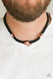 Paparazzi "RIDERS Block" Copper Urban Necklace Unisex Paparazzi Jewelry