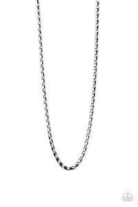 Paparazzi "Free Agency" Black Mens Necklace Paparazzi Jewelry