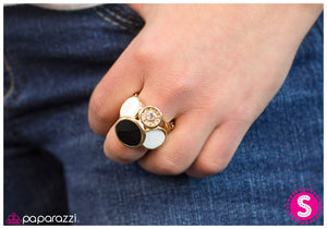 Paparazzi "One Thing On Top Of Another - White" ring Paparazzi Jewelry