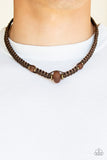 Paparazzi "Maul Beach" Brown Urban Mens Necklace Unisex Paparazzi Jewelry