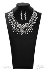 Paparazzi VINTAGE VAULT "The Leanne" 2019 Zi Collection Necklace & Earring Set Paparazzi Jewelry