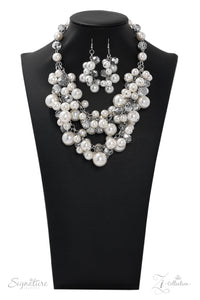 Paparazzi VINTAGE VAULT "The Lauren" Zi Collection Necklace & Earring Set Paparazzi Jewelry