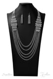 Paparazzi VINTAGE VAULT "The Erika" 2019 Zi Collection Necklace & Earring Set Paparazzi Jewelry