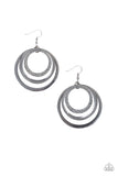 Paparazzi "Tempting Texture" Black Earrings Paparazzi Jewelry