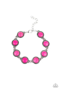 Paparazzi "Carved In SANDSTONE" Pink Bracelet Paparazzi Jewelry