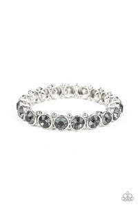 Paparazzi "Sugar-Coated Sparkle" Silver Bracelet Paparazzi Jewelry