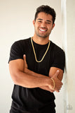 Paparazzi "Knockout King" Gold Mens Necklace Paparazzi Jewelry