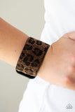 Paparazzi "Cheetah Cabana" Brown Wrap Bracelet Paparazzi Jewelry