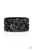 Paparazzi "Starry Sequins" Black Wrap Bracelet Paparazzi Jewelry