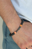 Paparazzi "Courage" Orange Urban Bracelet Unisex Paparazzi Jewelry