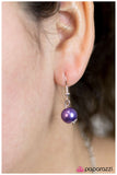 Paparazzi "In A Bind" Purple 017XX Necklace & Earring Set Paparazzi Jewelry