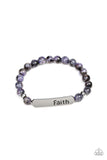 Paparazzi "Faith In All Things" Purple Bracelet Paparazzi Jewelry