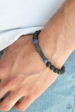Paparazzi "Courage" Blue Urban Bracelet Unisex Paparazzi Jewelry