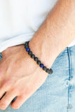 Paparazzi "Enlivened" Blue Urban Bracelet Unisex Paparazzi Jewelry