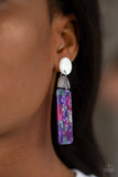 Paparazzi "HAUTE On Their Heels" Purple Post Earrings Paparazzi Jewelry