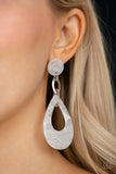 Paparazzi "Beach Oasis" White Post Earrings Paparazzi Jewelry