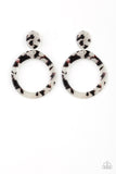 Paparazzi VINTAGE VAULT "Fish Out Of Water" White Post Earrings Paparazzi Jewelry