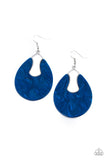 Paparazzi “Pool Hopper” Blue HOT SELLOUT Earrings Paparazzi Jewelry