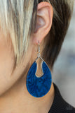 Paparazzi “Pool Hopper” Blue HOT SELLOUT Earrings Paparazzi Jewelry