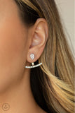 Paparazzi "Glowing Glimmer" White Post Earrings Paparazzi Jewelry