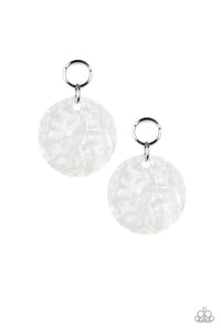 Paparazzi "Beach Bliss" White Earrings Paparazzi Jewelry