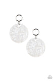 Paparazzi "Beach Bliss" White Earrings Paparazzi Jewelry