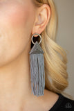 Paparazzi VINTAGE VAULT "Oh My GIZA" Silver Post Earrings Paparazzi Jewelry