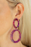 Paparazzi "Hey, HAUTE Rod" Multi 062XX Earrings Paparazzi Jewelry